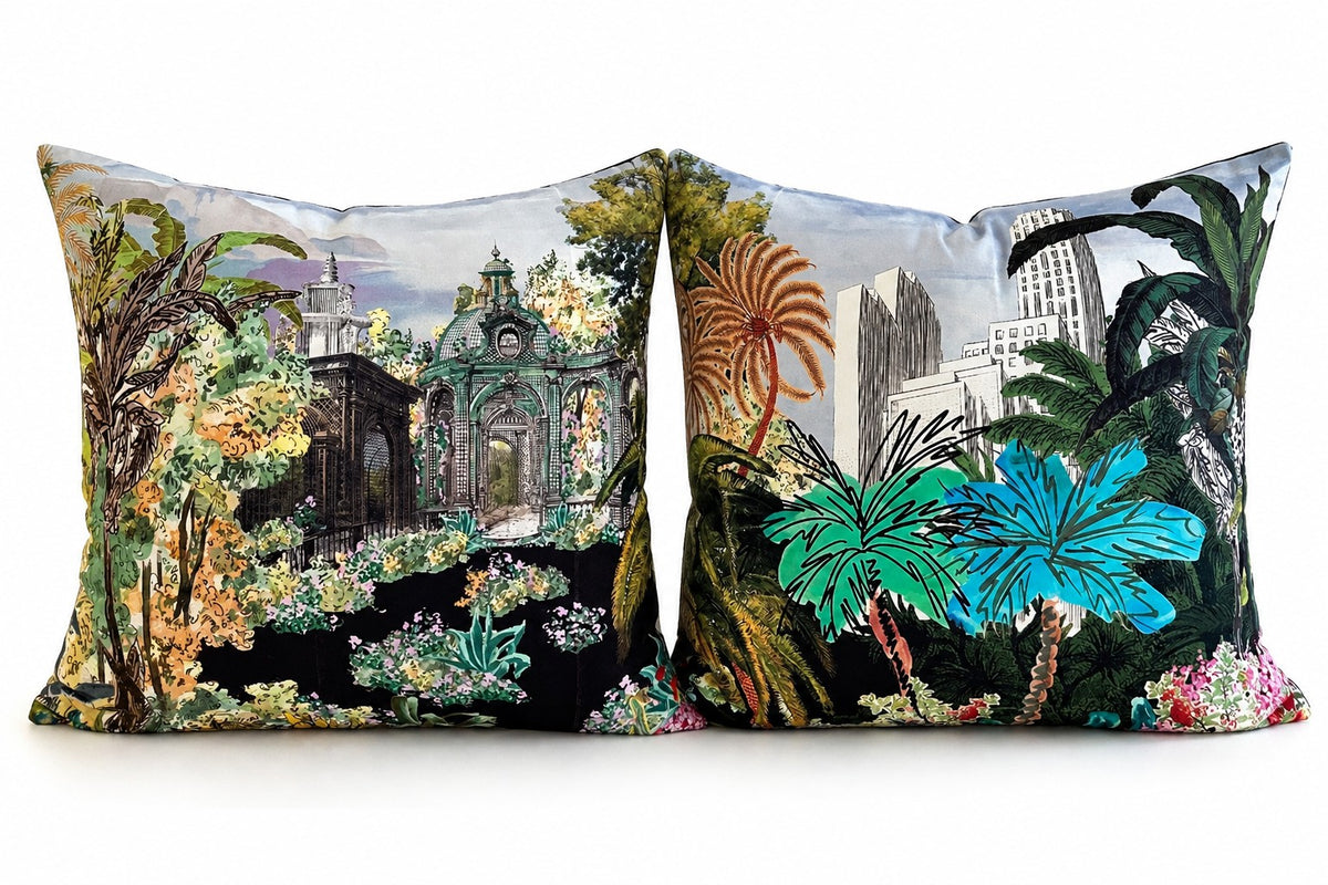 Bagatelle Cushion - Reglisse (Sold as a Pair)