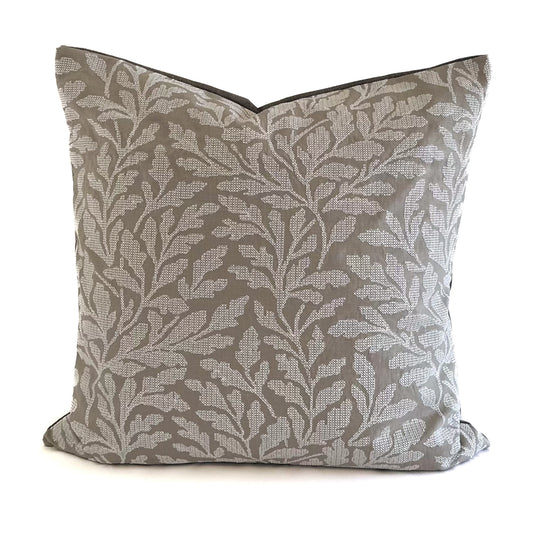 Kelso Embroidery Cushion - Cobblestone