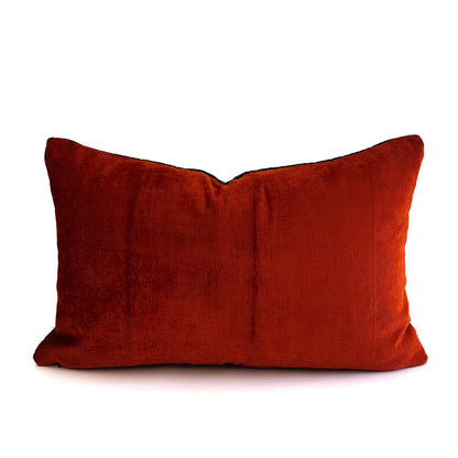 Nikki Lumbar Cushion - Pétrole Orangé
