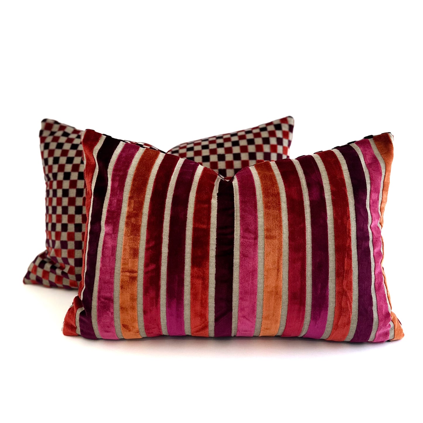 Brissac Lumbar Cushion - Spice