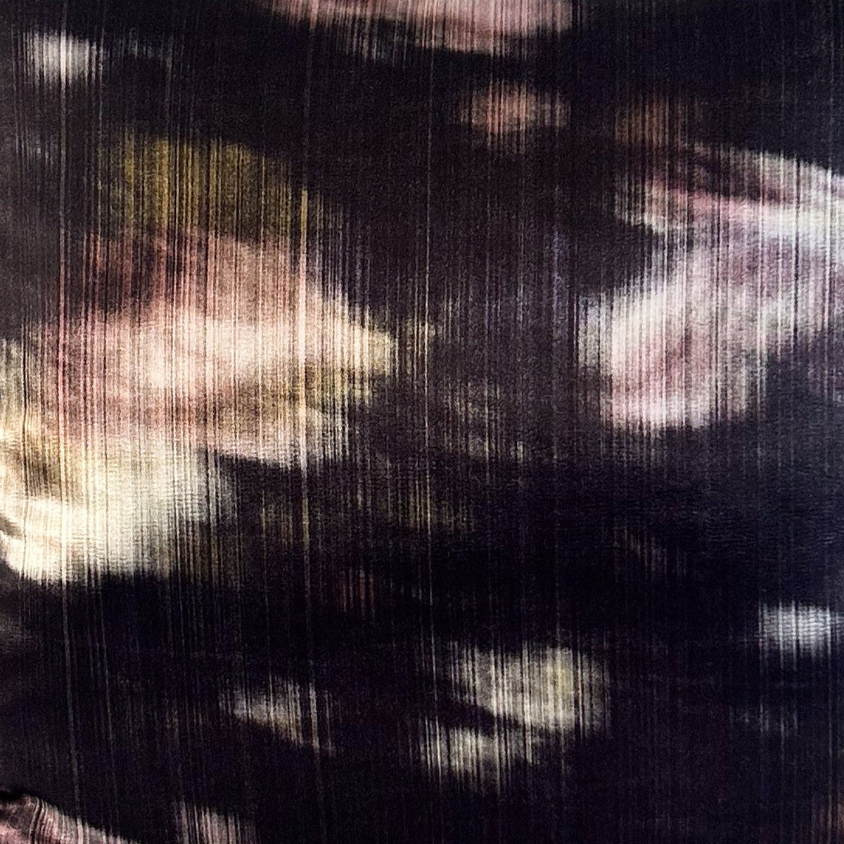 Decorative fabric with abstract pattern on a white background