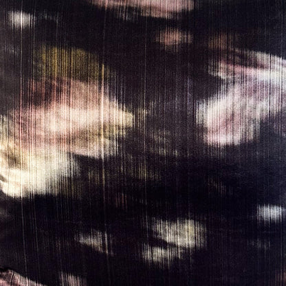 Decorative fabric with abstract pattern on a white background