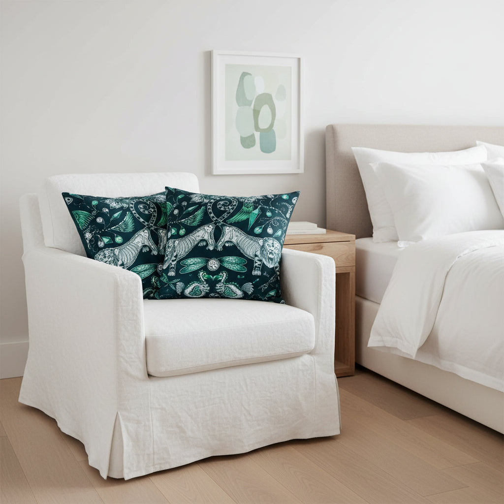 Extinct Cushion - Navy