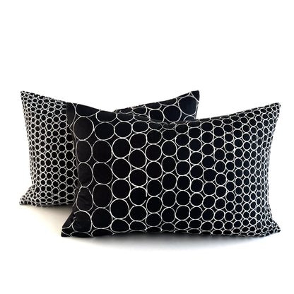 Pearls Cushion - Caviar