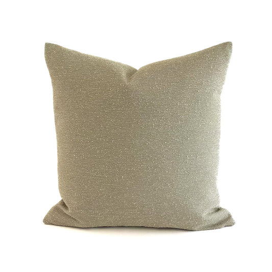 Beige outdoor cushion on a white background