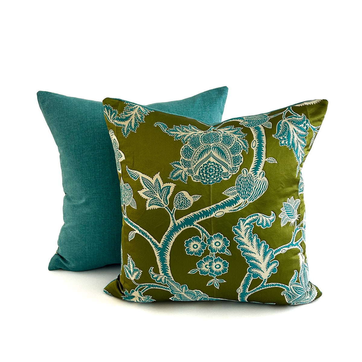 Kelway Cushion - Moss/Teal