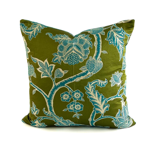 Kelway Cushion - Moss/Teal