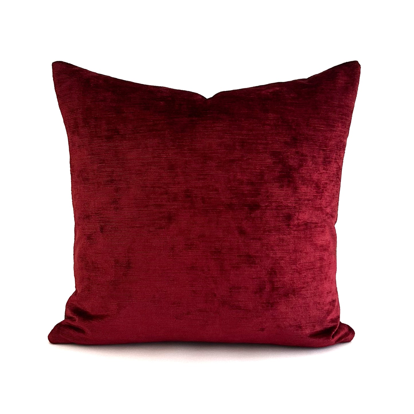 Buckthorn Paisley Velvet Cushion - Port