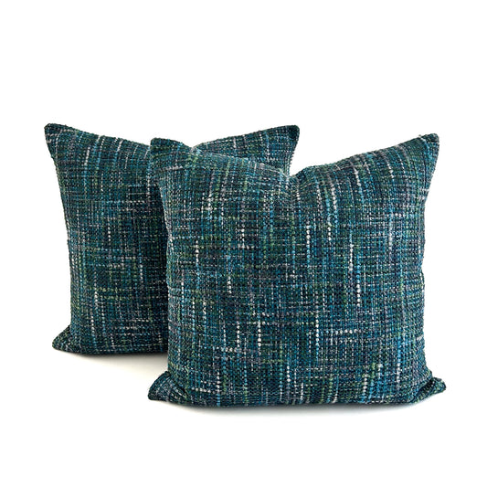 Thread Cushion - Teal
