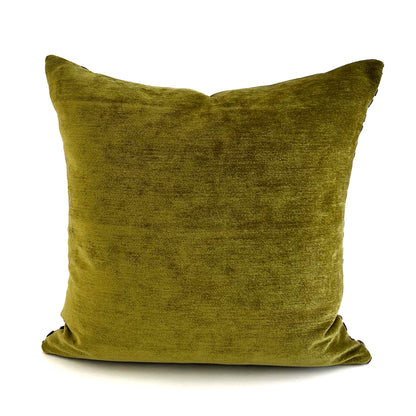 Verdi Cushion - Aubergine, Moss