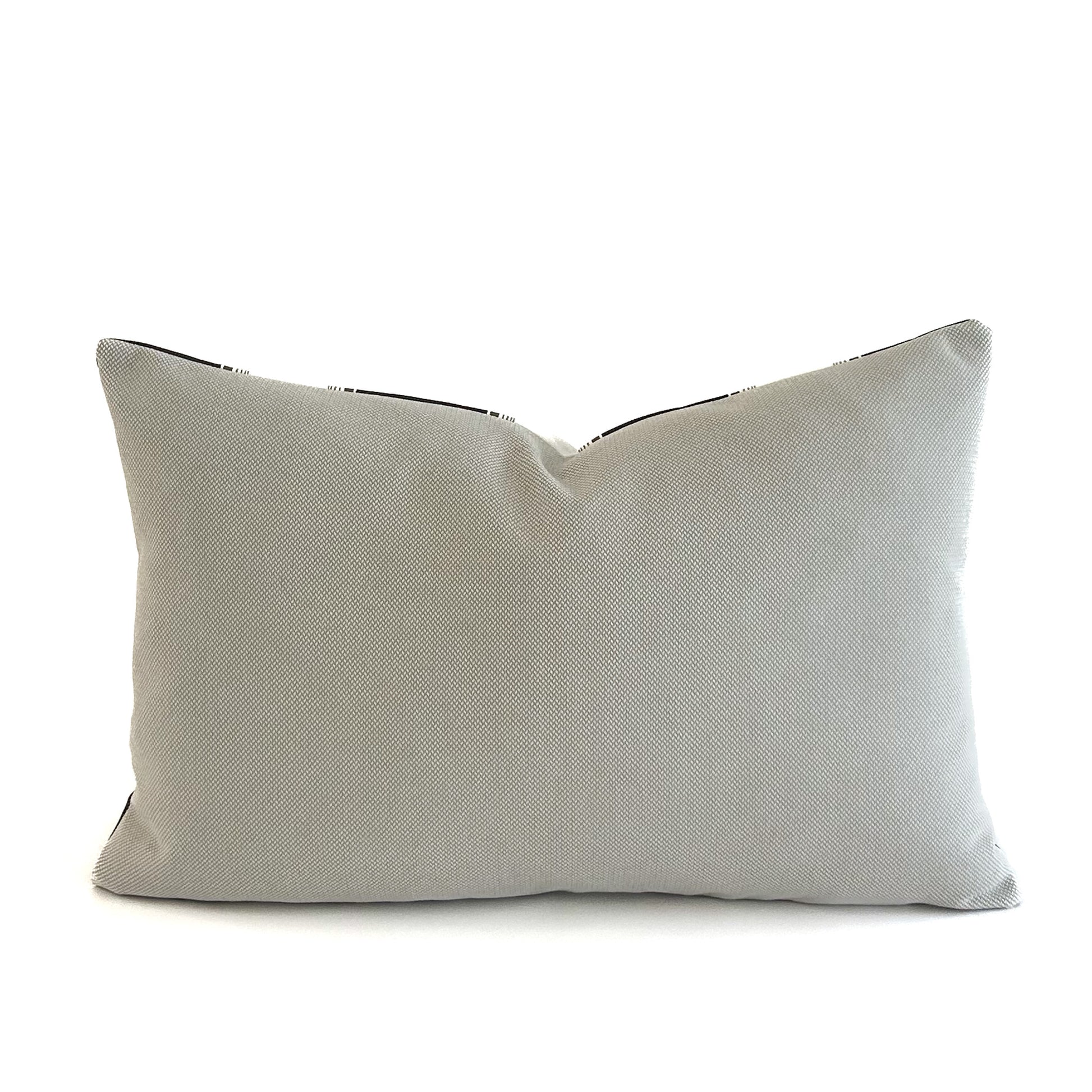 Gray cushion on a white background
