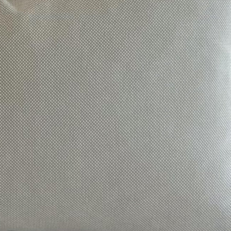 Closeup of grey and beige outdoor fabric