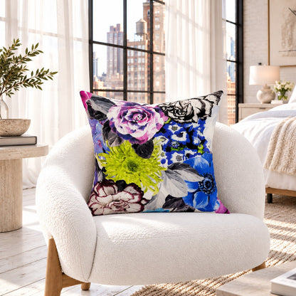 Oriana Euro Cushion - Crocus (4 Pattern Variations)